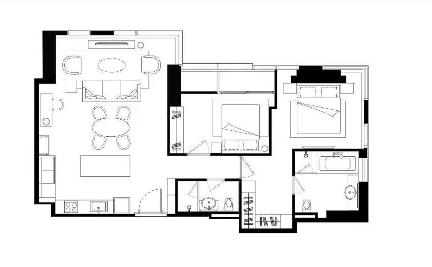 For RentCondoSukhumvit, Asoke, Thonglor : 🔥For Rent Now🔥 LA CLEF Two-Bedroom Premier, 95 sq.m., 150 meters from BTS Thonglor. Beautiful unit, ready to move in + Free Wi-fi + Cleaning 3 times/week + Pets allowed.