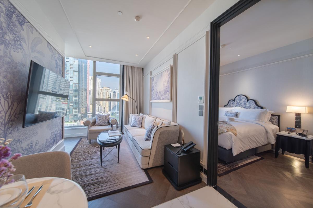 ให้เช่าคอนโดสุขุมวิท อโศก ทองหล่อ : 🔥ให้เช่าด่วน🔥LA CLEF One - Bedroom Deluxe 52 ตร.ม. ใกล้ BTS ทองหล่อ 150 เมตร ห้องสวยพร้อมเข้าอยู่ + ฟรี Wi-fi + ทำความสะอาด 3 ครั้ง/สัปดาห์ + เลี้ยงสัตว์ได้