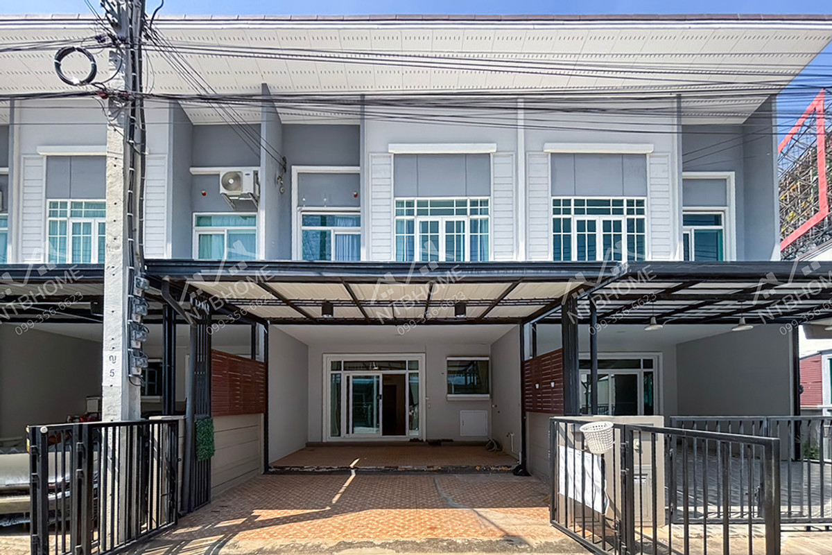 ขายทาวน์โฮมพระราม 5 ราชพฤกษ์ บางกรวย : คาซ่า วอเตอร์ไซด์ ราชพฤกษ์-พระราม 5 ต่อเติมครบพร้อมอยู่ ทำเลดีต้นโครงการ