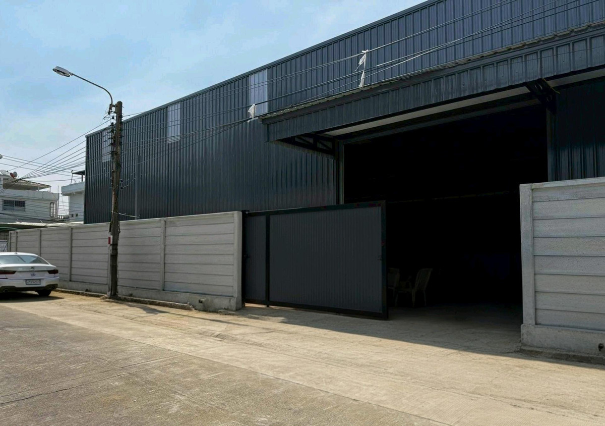 For RentWarehouseRama 2, Bang Khun Thian : Warehouse with office for rent Usable area 676 sq m., good location, Rama 2, purple area.