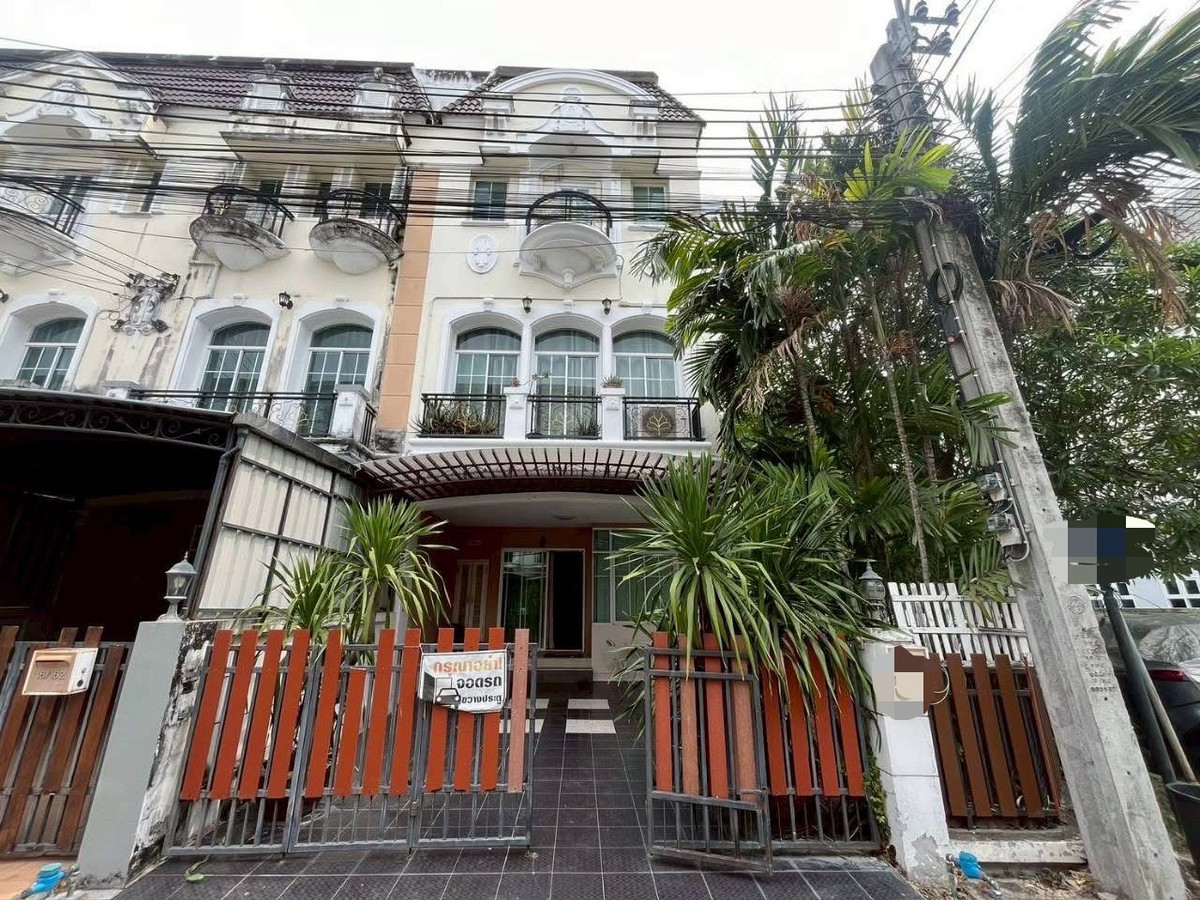 ให้เช่าทาวน์โฮมลาดกระบัง สุวรรณภูมิ : M1604 ให้เช่า ทาวน์โฮม 3 ชั้น เดอะ เมทโทร พระราม9