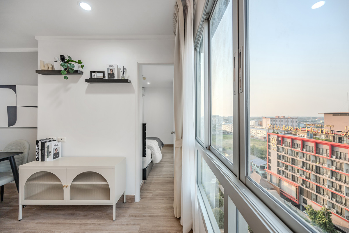 For SaleCondoChaengwatana, Muangthong : Lumpini Ville Chaengwatthana - Pakkret / 1 Bedroom Plus (FOR SALE), Lumpini Ville Chaengwatthana - Pakkret / 1 Bedroom Plus (For Sale) AMP015