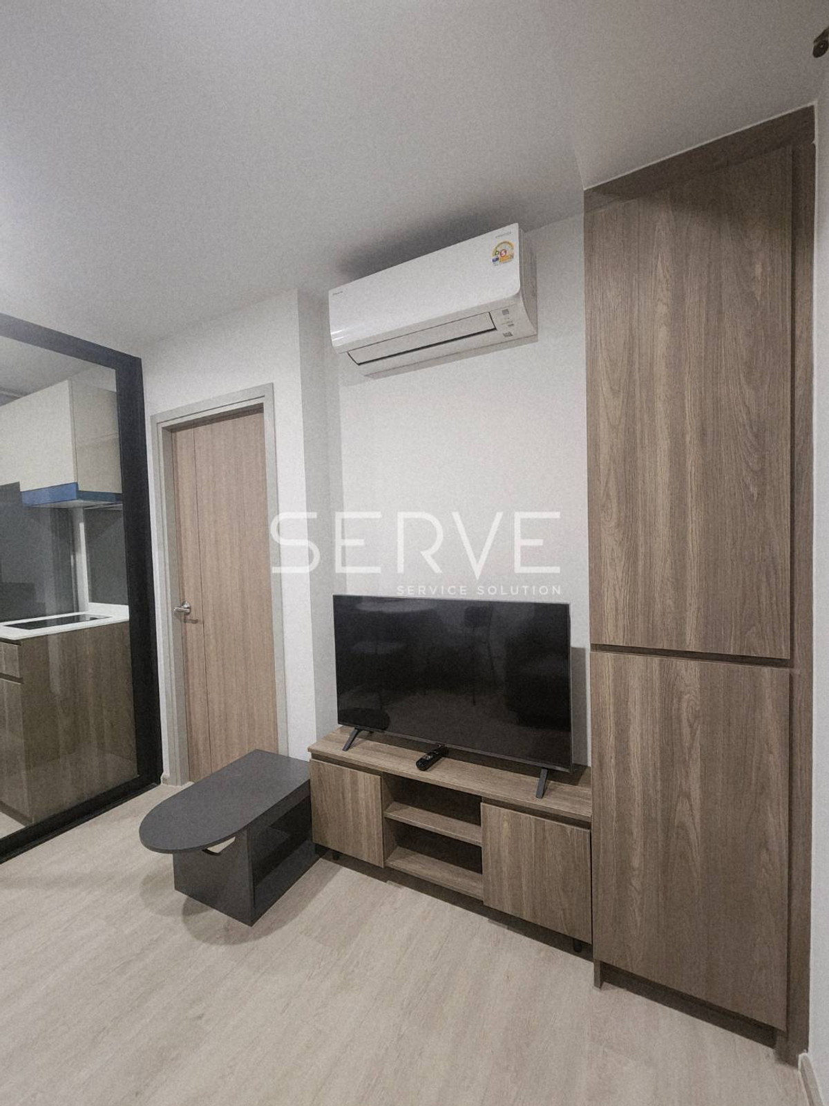 ให้เช่าคอนโดปทุมธานี รังสิต ธรรมศาสตร์ : 1 นอน 26.26 ตร.ม. เฟอร์ฯ ครบ กั้นโซนครั้ว กับคอนโดใหม่ ทำเลดี ติด BTS คูคต 100 ม. ที่ Nue Core Khu Khot Station / ให้เช่าคอนโด