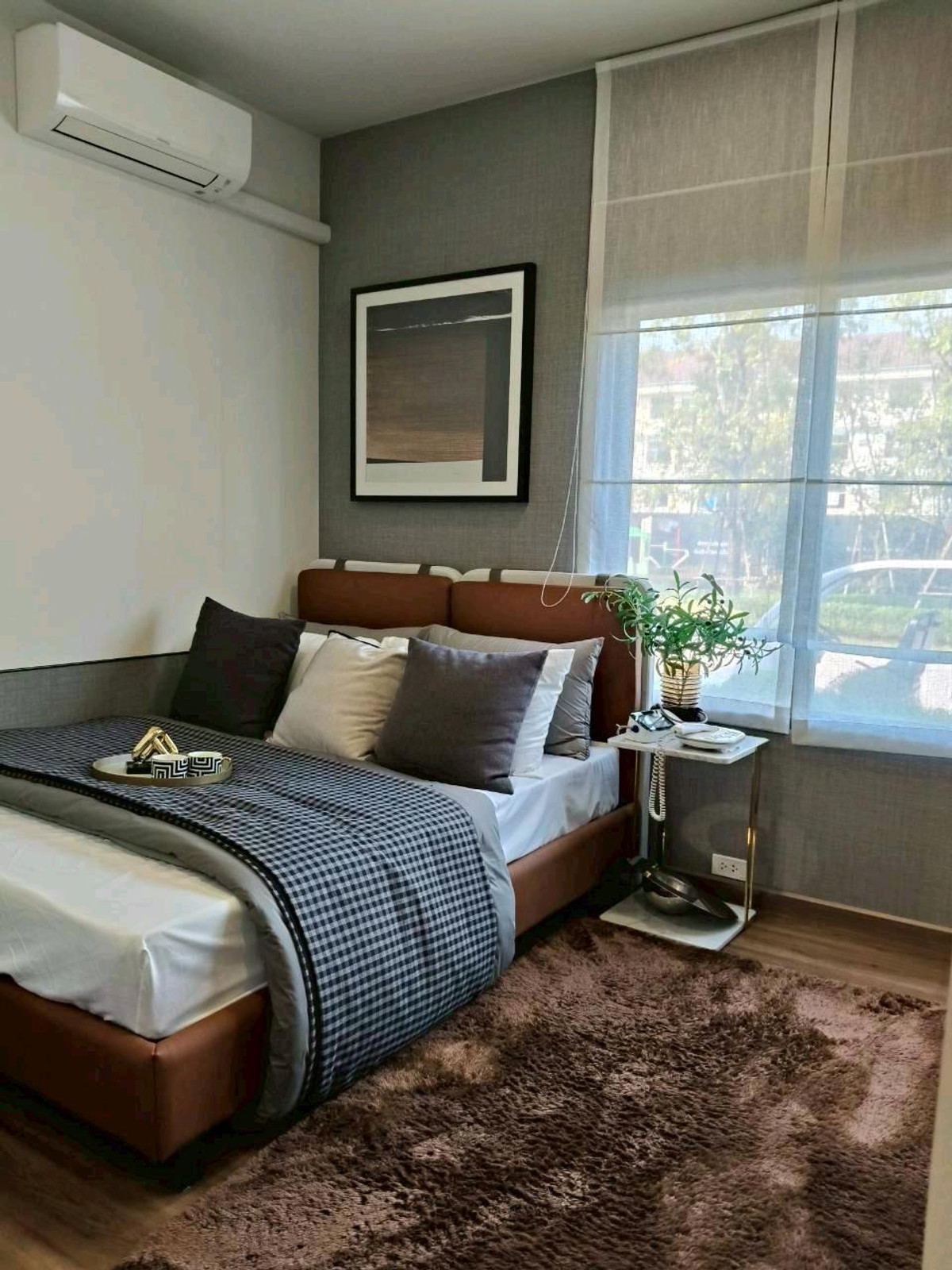 For SaleSamut Prakan,Samrong : The house is decorated and ready to move in. Semi-detached house, detached house function Grand Britannia Bangna-Suvarnabhumi