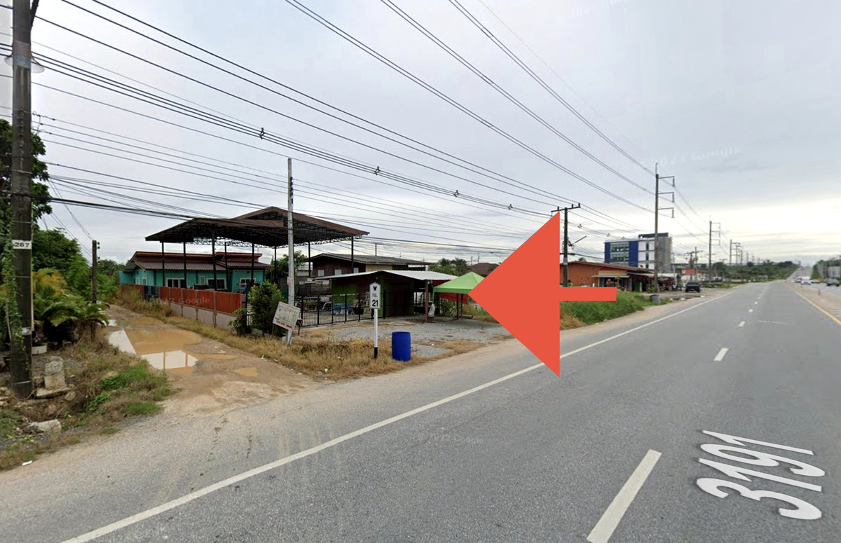 ขายที่ดินระยอง : ขายที่ดิน 3 ไร่ ปลวกแดง ระยอง ติดถนน3191 เข้าซอย50 เมตร  ใกล้ถนนหลักเพียง 50 เมตร | ต.แม่น้ำคู้ อ.ปลวกแดง ระยอง