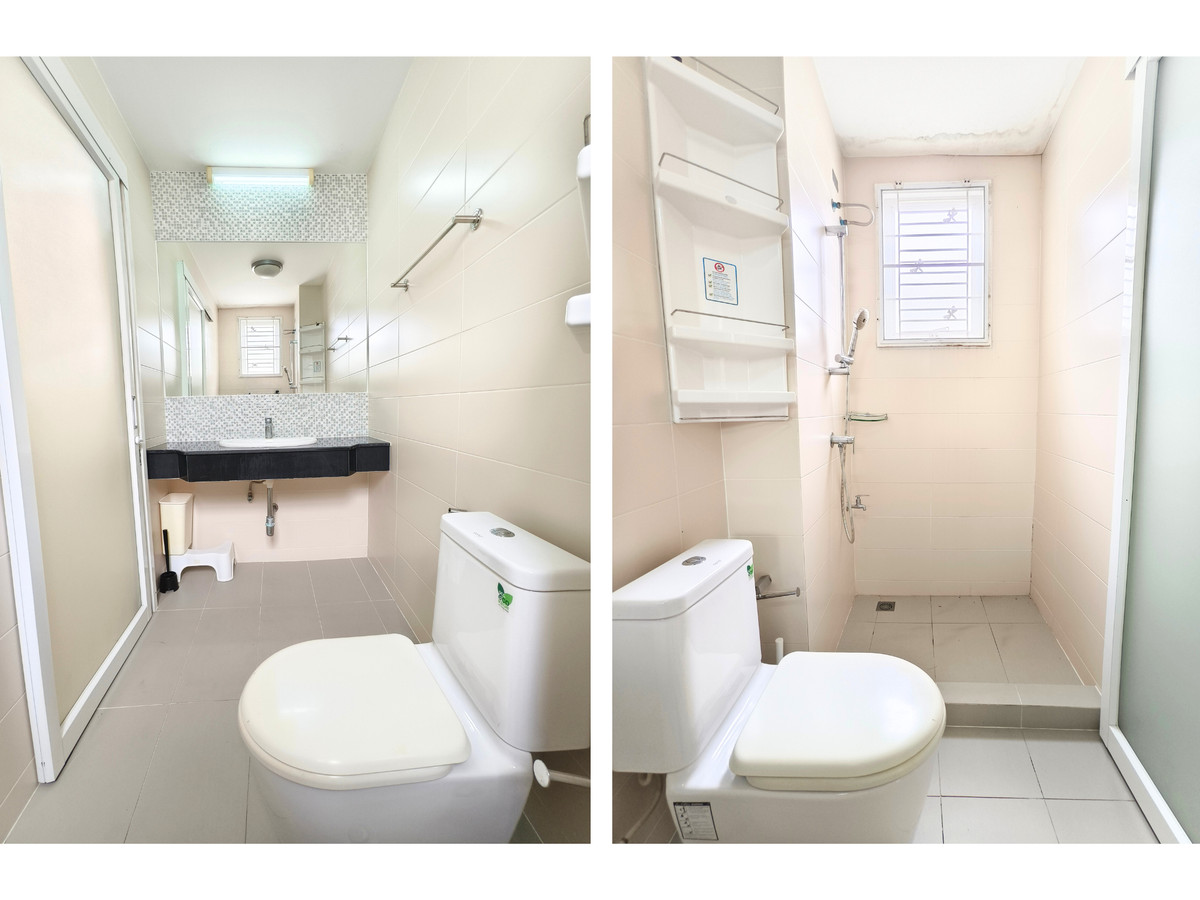 HouseLadkrabang, Suwannaphum Airport : For Sale/Rent: Detached House Home Place The Park Rama9, near the new Krungthep Kreetha Road and Nirvana Porch. 3 bedrooms, 3 bathrooms, 65 sq.wah.