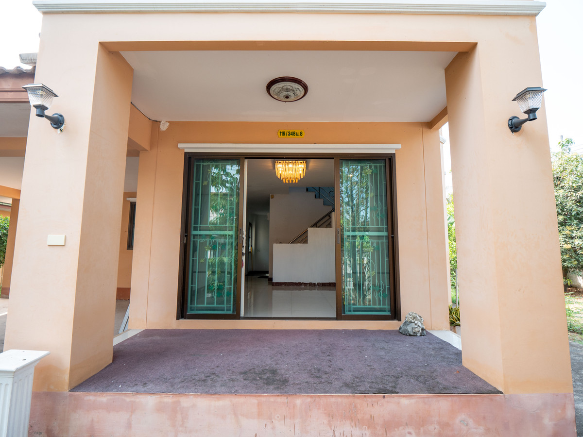 For RentHouseNonthaburi, Bang Yai, Bangbuathong : #Single house for sale #Single house for rent #Fueangsuk Village 5, corner plot 101.9 sq m.