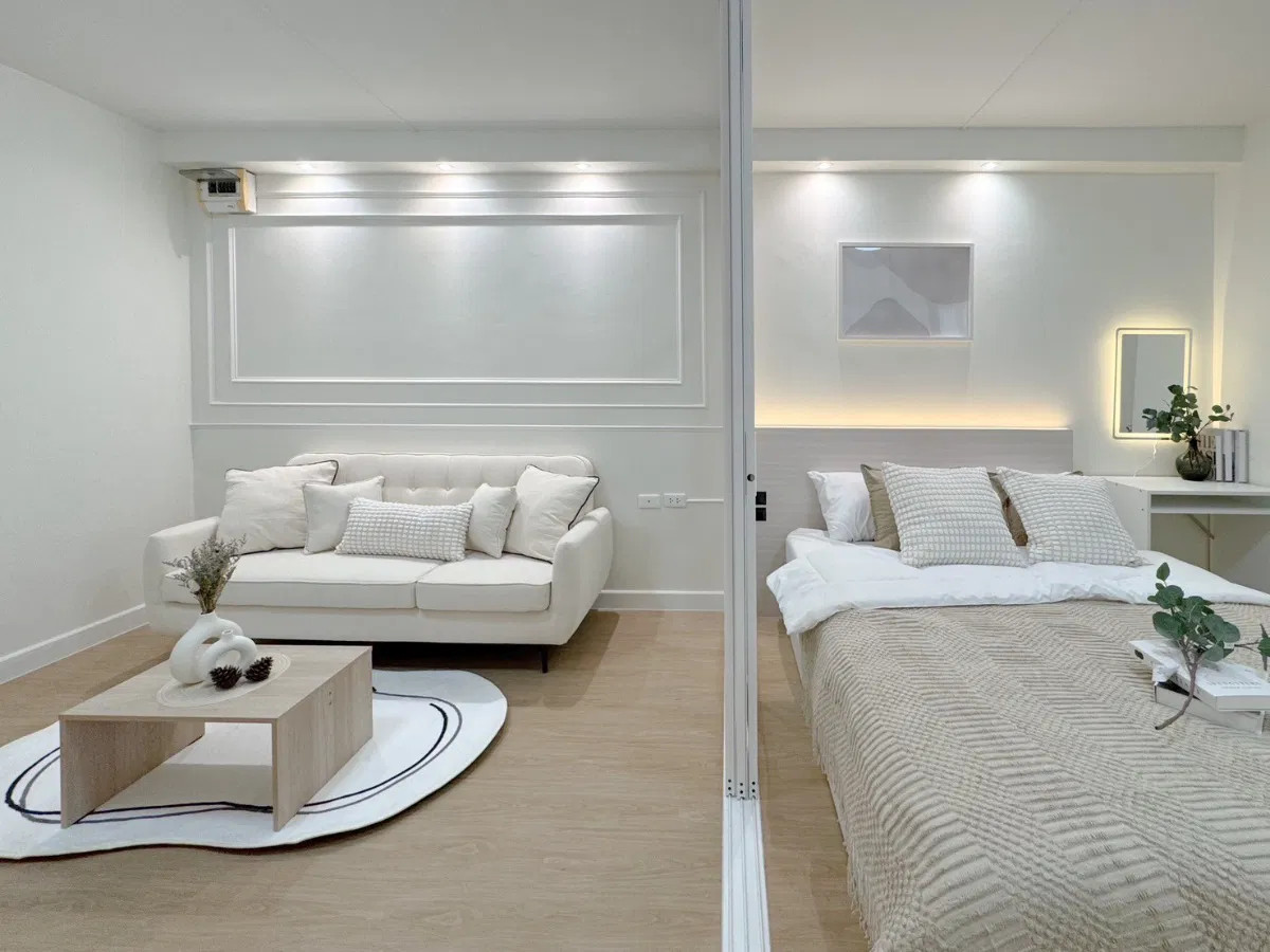 For SaleCondoLadprao, Central Ladprao : Condo for sale, Chokchai Ruammit, beautiful room with all new furniture.