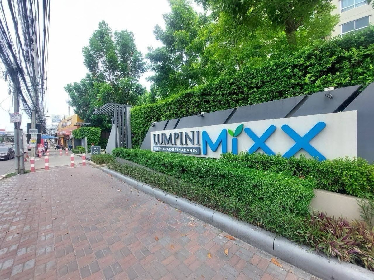 For RentCondoSamut Prakan,Samrong : For rent Lumpini Mix Theparak-Srinakarin.