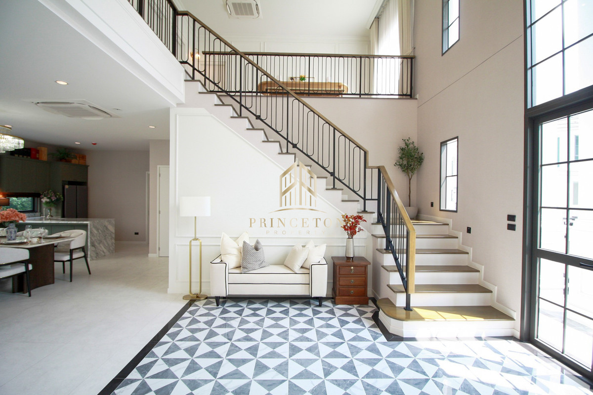 บ้านบางนา แบริ่ง ลาซาล :  บ้านเดี่ยวหรูสไตล์ Georgian เศรษฐสิริ บางนา กม.10 📞092-4252445 Setthasiri Bangna KM.10