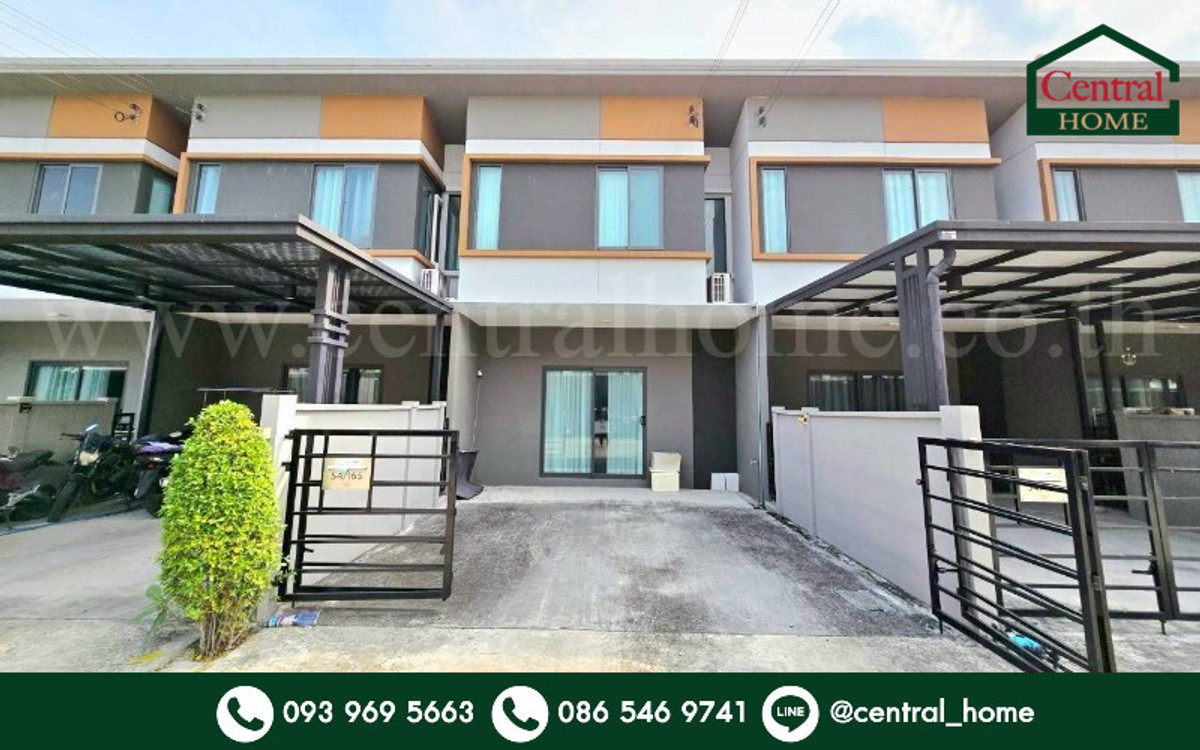 For SaleTownhomePathum Thani,Rangsit, Thammasat : Townhome Pleno Town Phahonyothin - Lam Luk Ka, ready to move in, cheapest in the project.