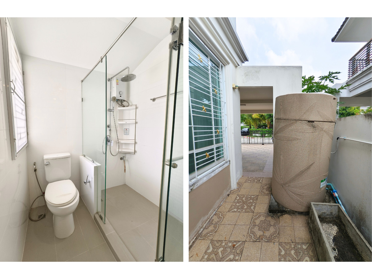 HouseLadkrabang, Suwannaphum Airport : For Sale/Rent: Detached House Home Place The Park Rama9, near the new Krungthep Kreetha Road and Nirvana Porch. 3 bedrooms, 3 bathrooms, 65 sq.wah.