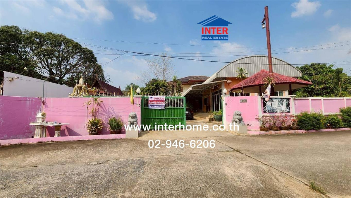 For SaleLandNakhon Pathom : Land with buildings 400 sq m. Land with buildings. Soi Thetsaban Om Yai 13, near Big C Om Yai, Phetkasem Road, Sam Phran, Nakhon Pathom