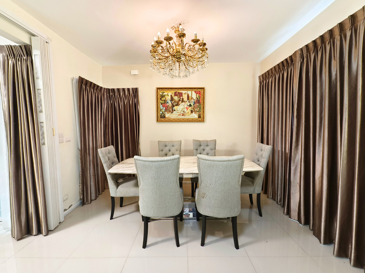 HouseLadkrabang, Suwannaphum Airport : For Sale/Rent: Detached House Home Place The Park Rama9, near the new Krungthep Kreetha Road and Nirvana Porch. 3 bedrooms, 3 bathrooms, 65 sq.wah.