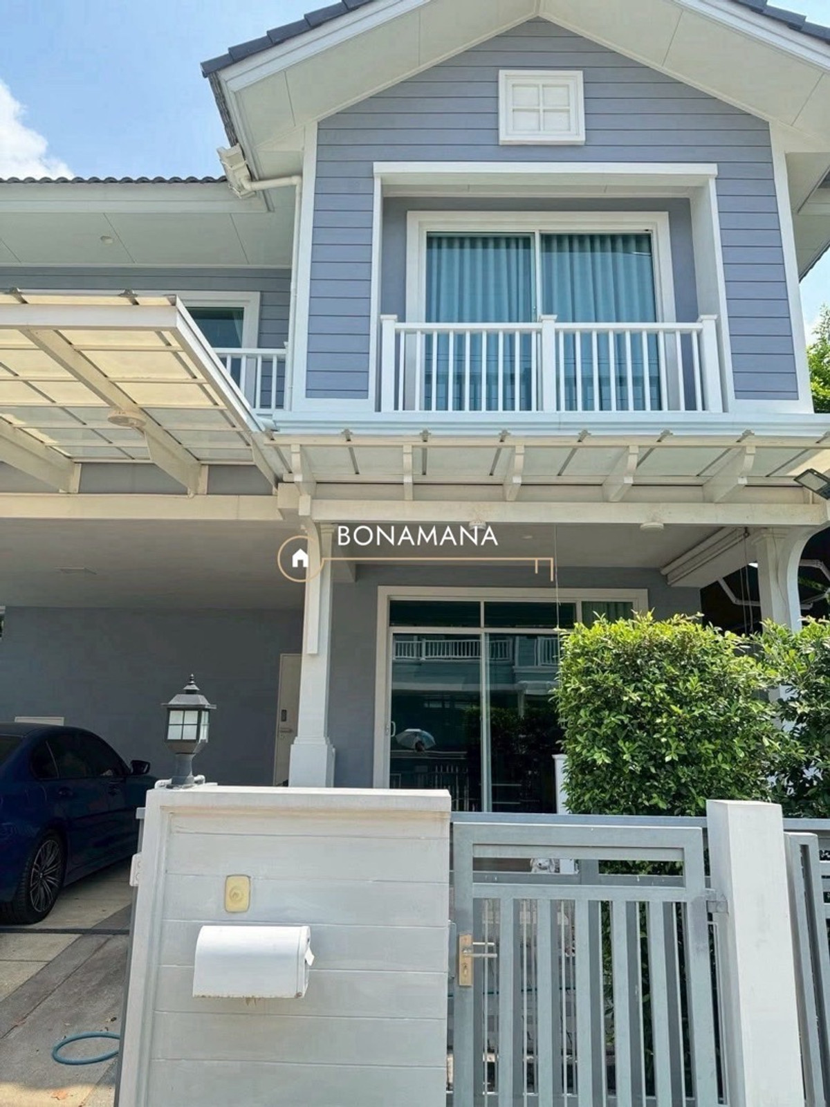 For RentHouseNawamin, Ramindra : For rent, Baan Burasiri Panya Indra, corner house.