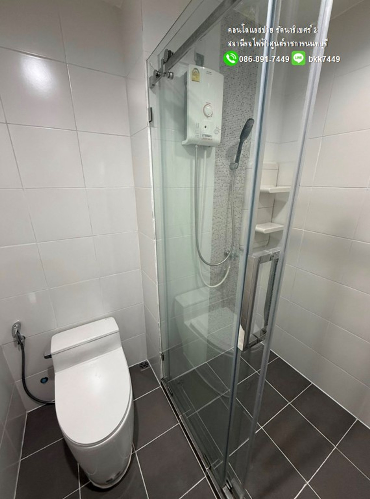 For SaleCondoRattanathibet, Sanambinna : ✅✅Condo for sale, Aspire Rattanathibet 2, 1 bedroom, 1 bathroom, 30.6 sq m., Nonthaburi Government Center BTS station.