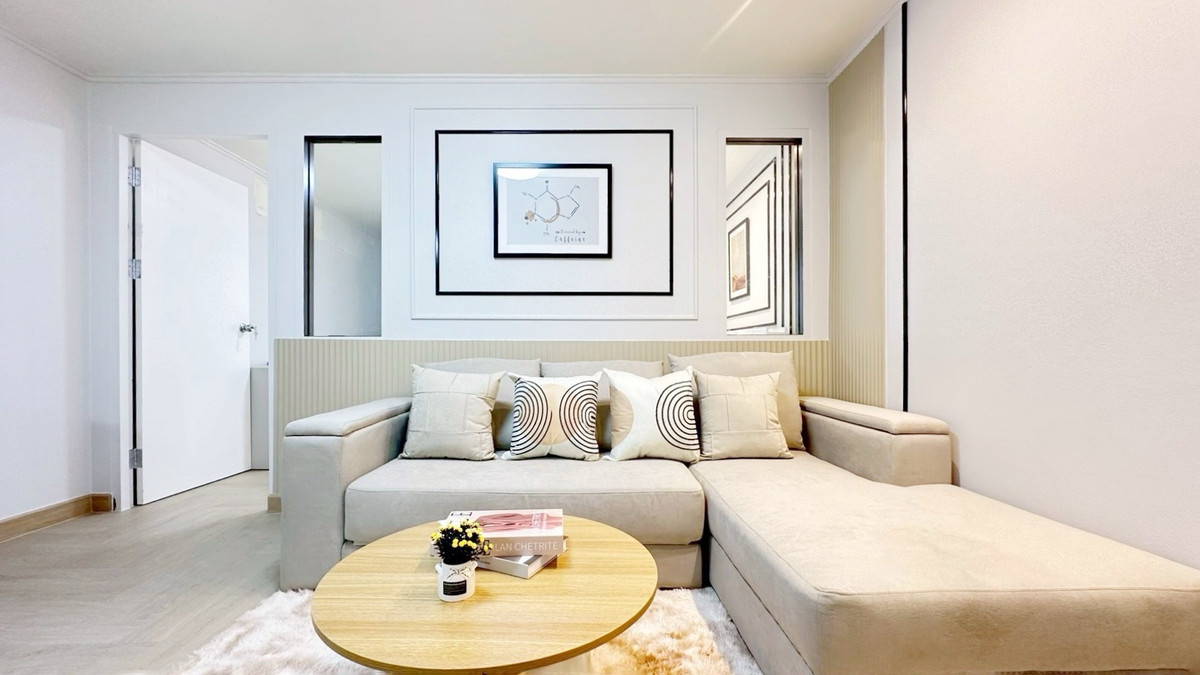 For SaleCondoRamkhamhaeng, Hua Mak : <<Bodin Sweet Home>> High floor room, installment payments at an affordable price in the Town in Town area, near MRT Lat Phrao, Bodindecha School, The Mall, there is no better value than this.