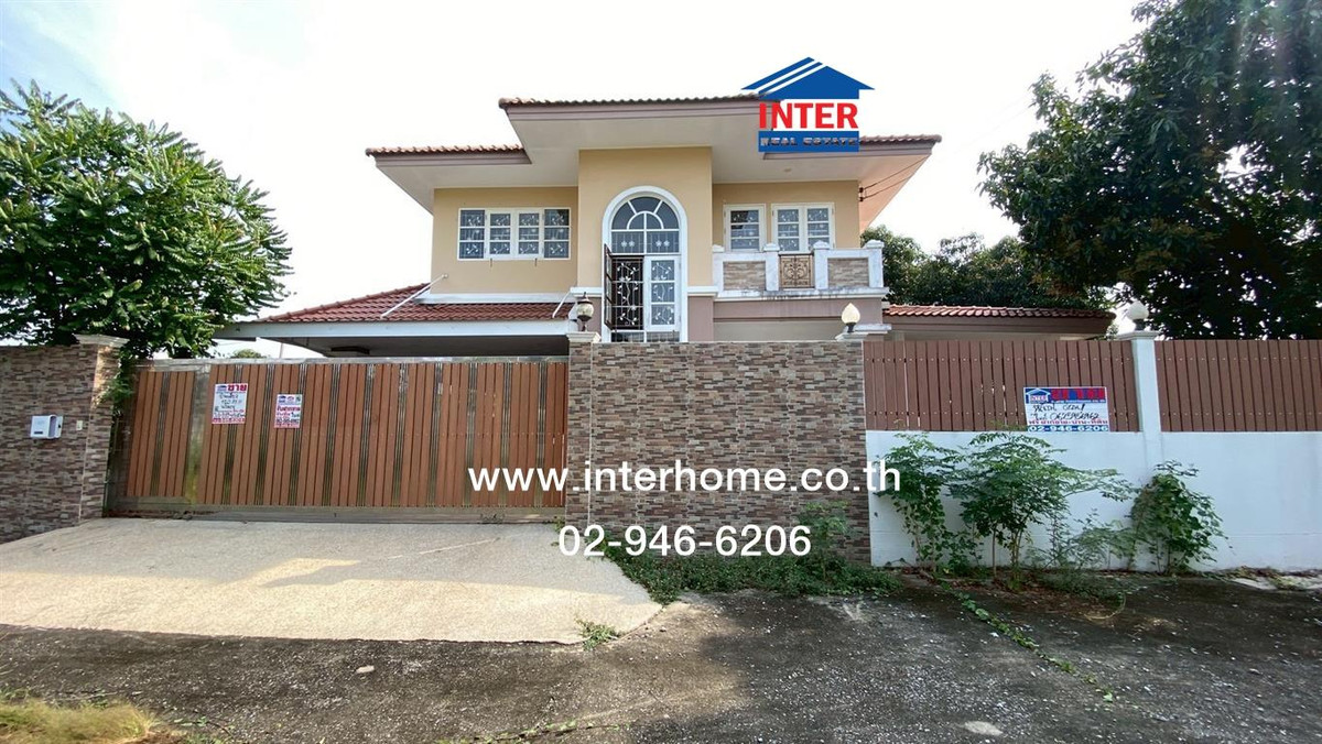 For SaleHousePhutthamonthon, Salaya : 2-story detached house, 125 sq m, Krisada Nakhon Village 17. Near Mahidol University, Salaya, Soi Phutthamonthon Sai 3, Soi 19, Intersection 6-14-5, Phutthamonthon Sai 3 Road. Borommaratchachonnani Road, Taling Chan District, Bangkok