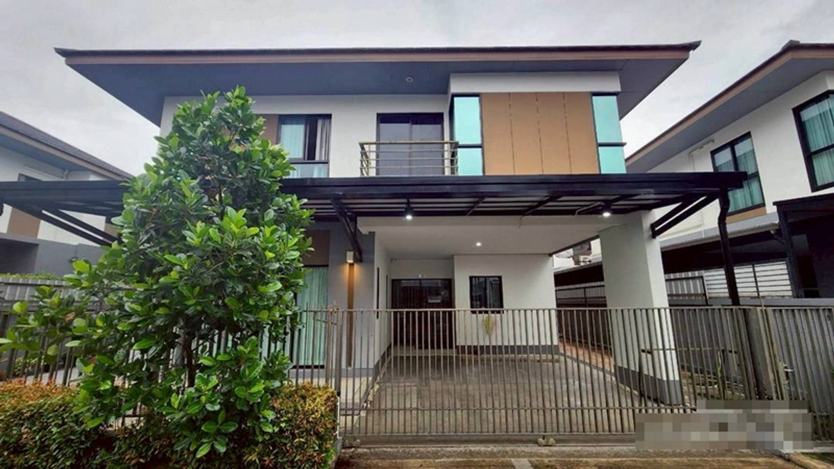 For RentHouseLadkrabang, Suwannaphum Airport : BH157 House for rent Baan Lumpini Suanluang Grand Rama 9