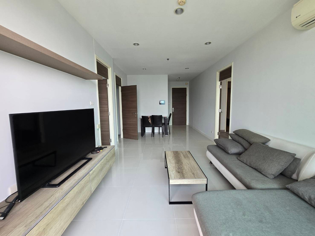 For RentCondoRama3 (Riverside),Satupadit : FOR Rent 2 bed, there are many rooms to choose from, Supalai Prima Riva, riverside condo.