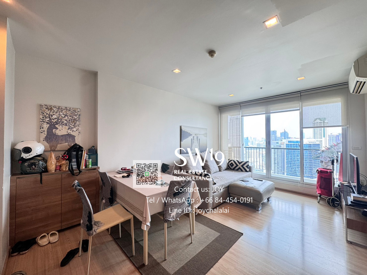 ขายคอนโด : 📣 Hot Deal! | 𝐑𝐇𝐘𝐓𝐇𝐌 𝐒𝐚𝐭𝐡𝐨𝐫𝐧  1 Bedroom Bigger Size 50 Sq.m. 