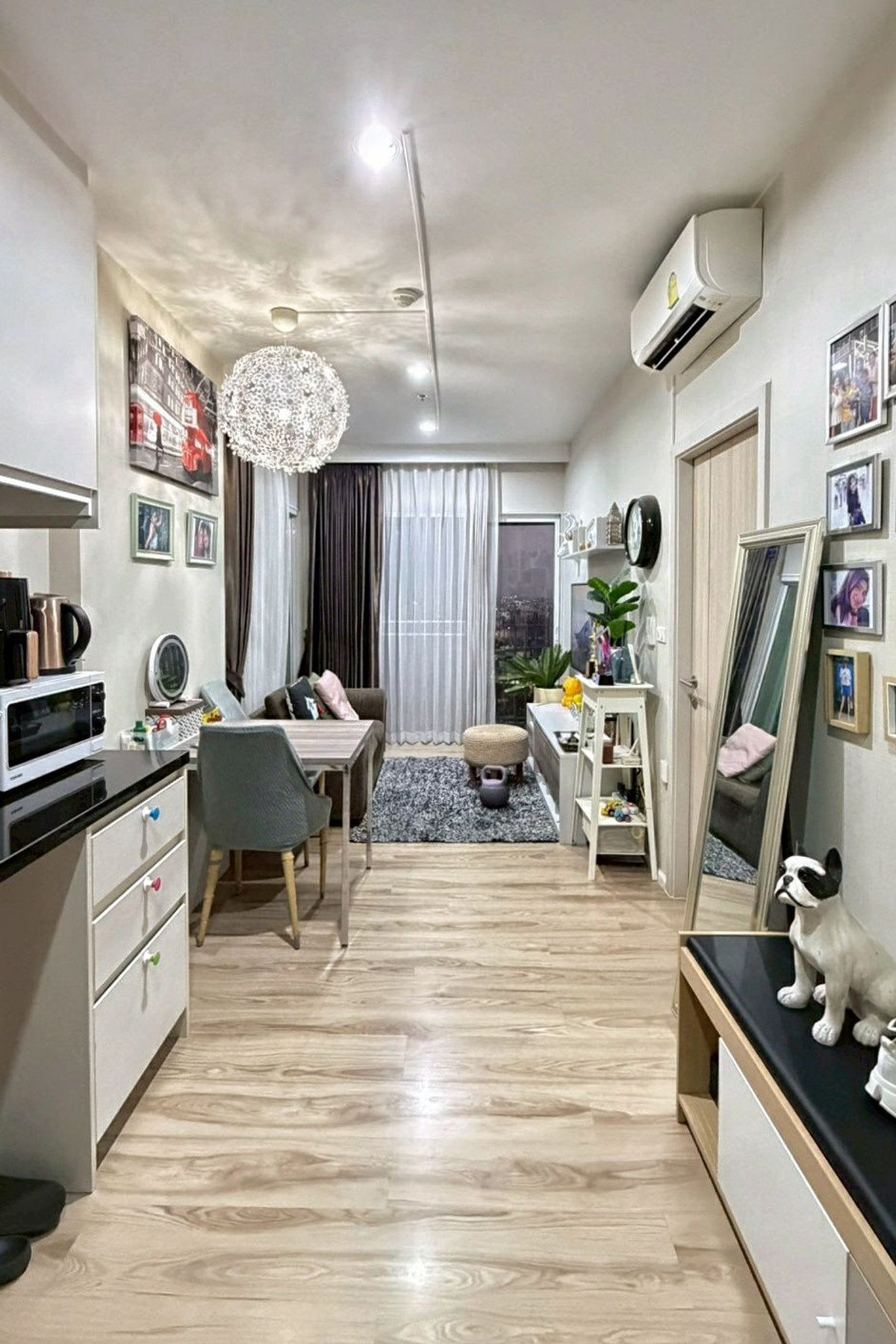 For SaleCondoKasetsart, Ratchayothin : Secret promotion..condo next to the skytrain Beautiful room, ready to move in, top floor, beautiful view, special, free room space of 10 sq m.