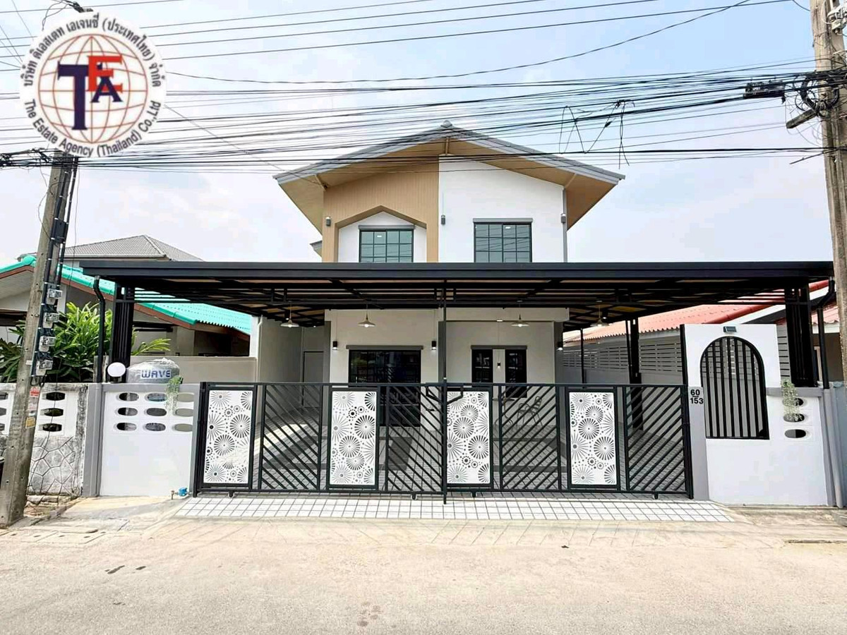 For SaleHouseNawamin, Ramindra : 2-story detached house for sale, Military Reserve Village, Ramintra 109, Phraya Suren 28, Nopparat Hospital, Synphaet Hospital, Suan Siam, Panya Indra, Fashion Island, Safari World, Golf Course, Mosque Khlong 1, Hathairat, along Khlong Song. Sathit Phatth