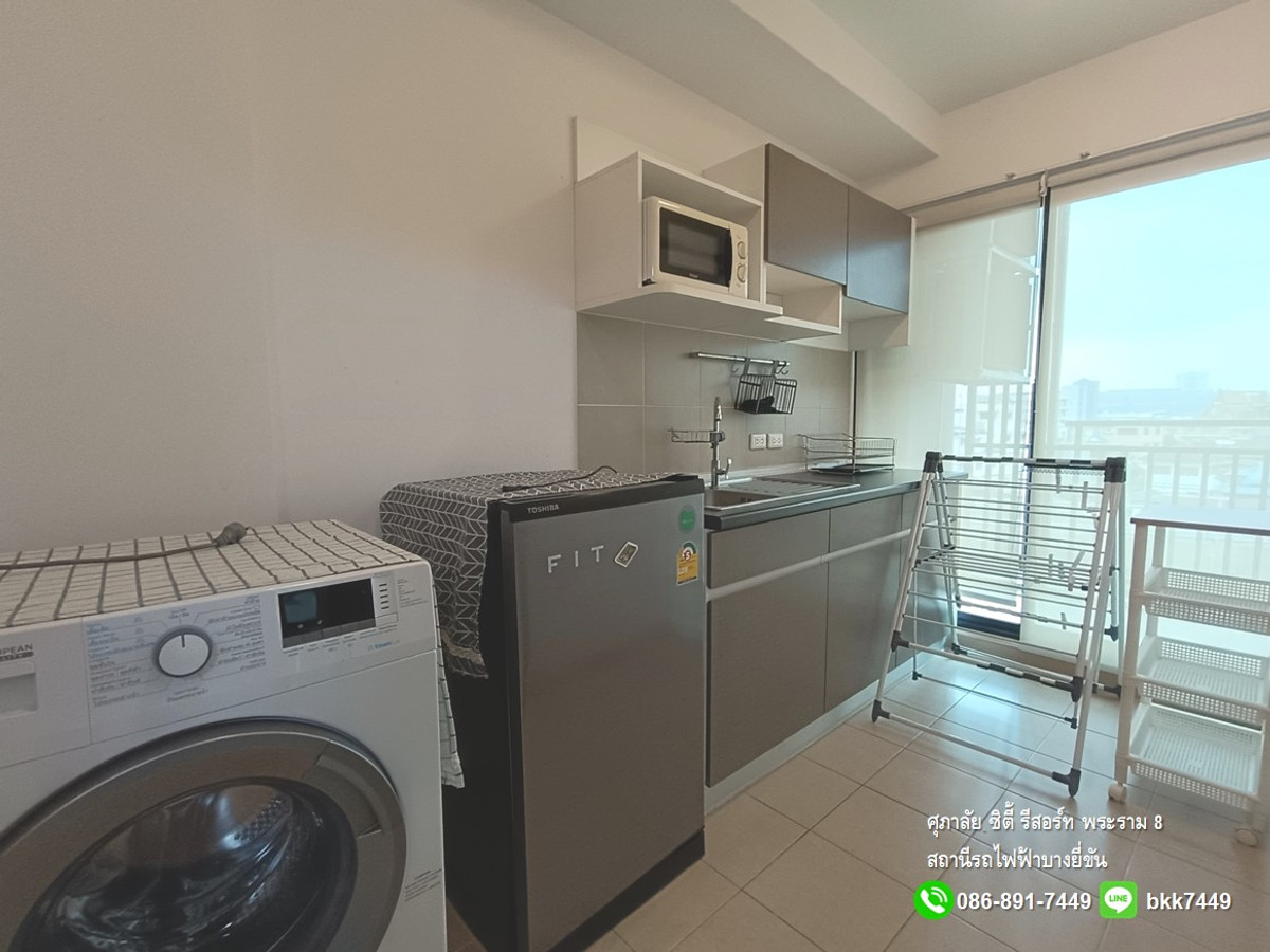 คอนโดพระราม 8 สามเสน ราชวัตร : ✅✅ปล่อยเช่า/ขาย คอนโด ศุภาลัย ซิตี้ รีสอร์ท พระราม8 35 ตรม. 1นอน 1น้ำ สถานีรถไฟฟ้าบางยี่ขัน ติด ถ.อรุณอมรินทร์ 