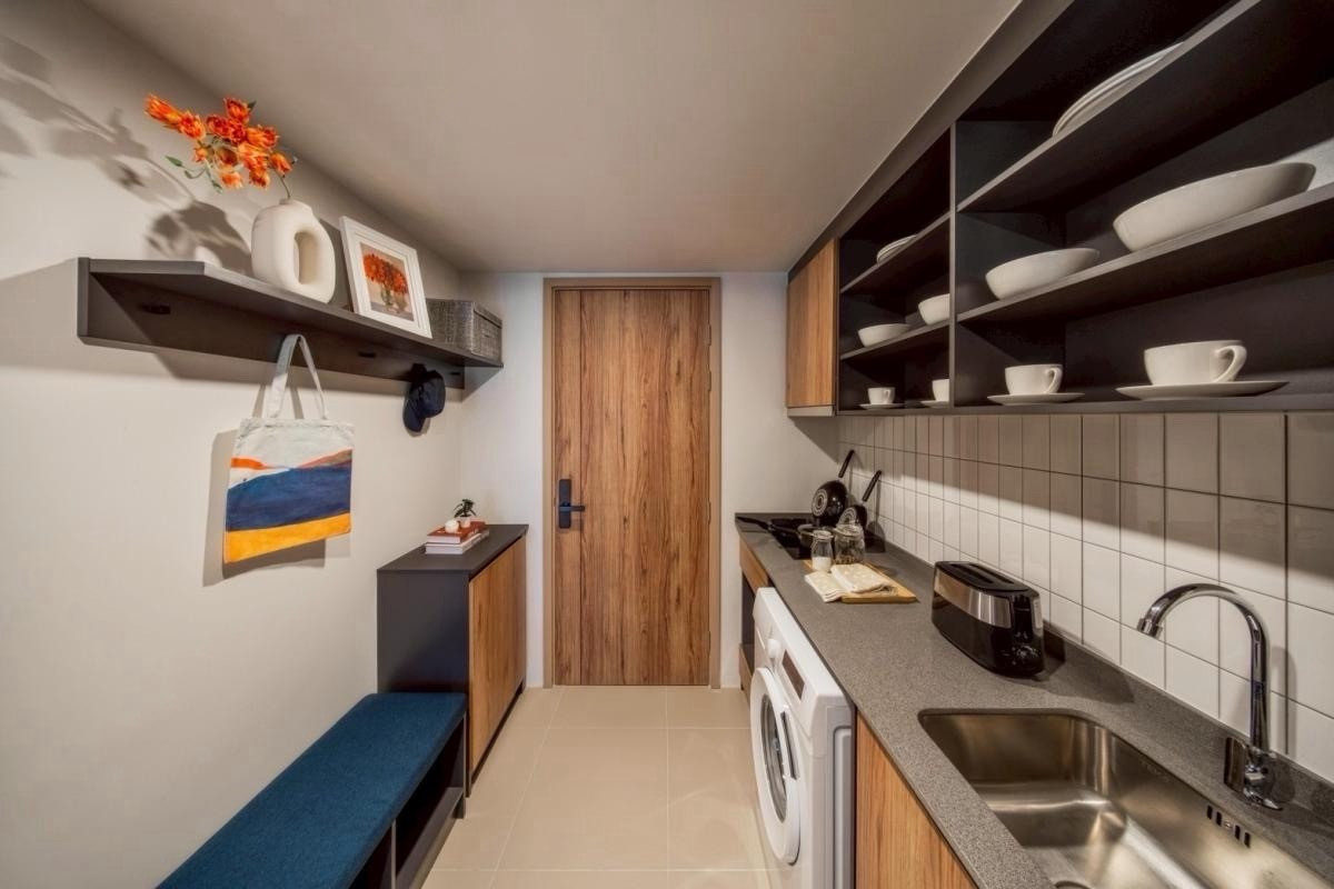 For SaleCondoLadprao, Central Ladprao : 💥Rare Unit for sale, garden view room, 8 rai, special price, The Line Vibe (2 bedrooms, 2 bathrooms, 56 sq m.) only 6.59 MB 📲 095-9299924 (K.Benz)