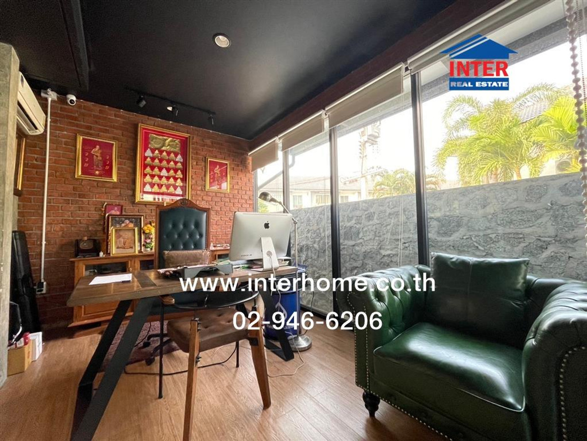 For SaleHousePattaya, Bangsaen, Chonburi : 2-story detached house, 43.8 sq m, Pruksa Nara Village. Nong Mon-Chonburi Soi 11, near Eastern Seaboard Nursing School, Sukhumvit Road, Saensuk Road, Mueang Chonburi, Chonburi