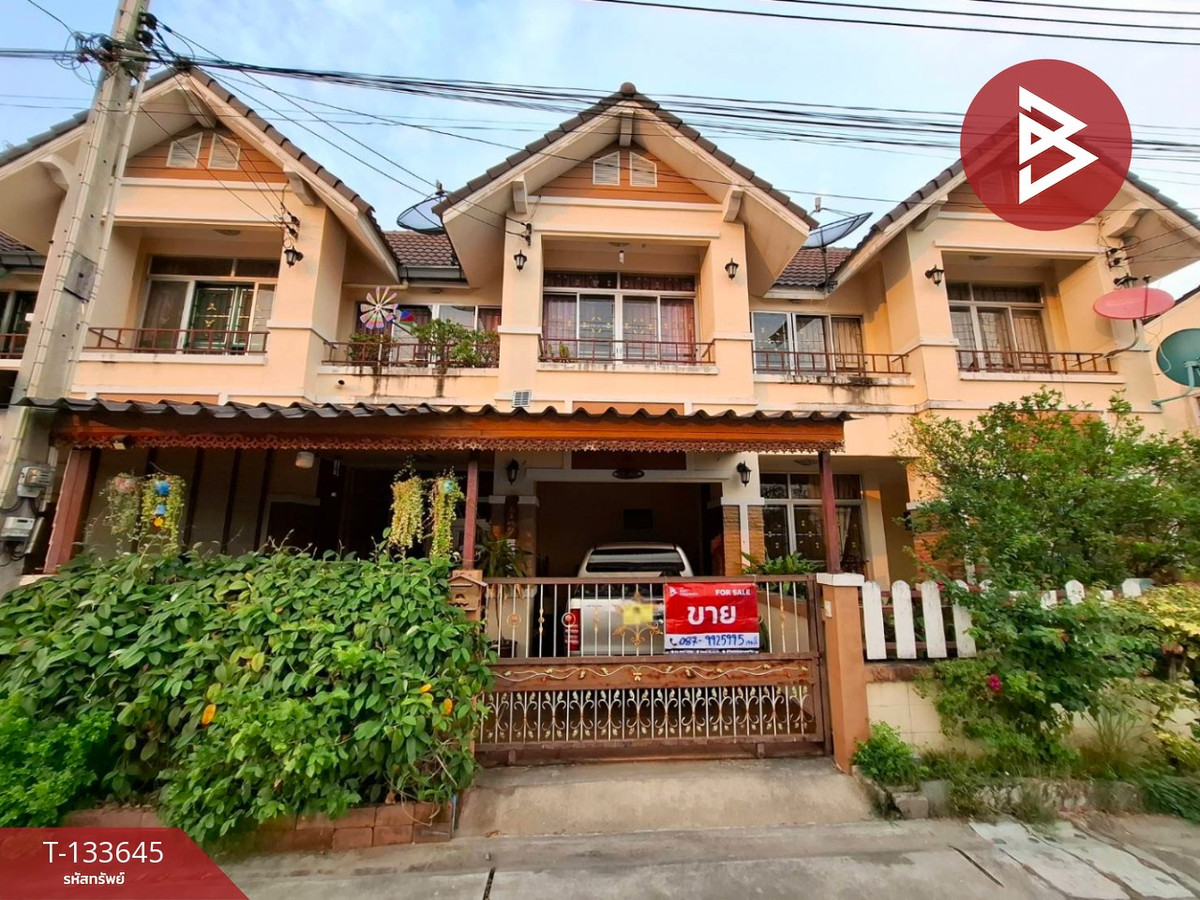 For SaleTownhomePattaya, Bangsaen, Chonburi : Townhouse for sale Sincharoen Villa Village, Chonburi