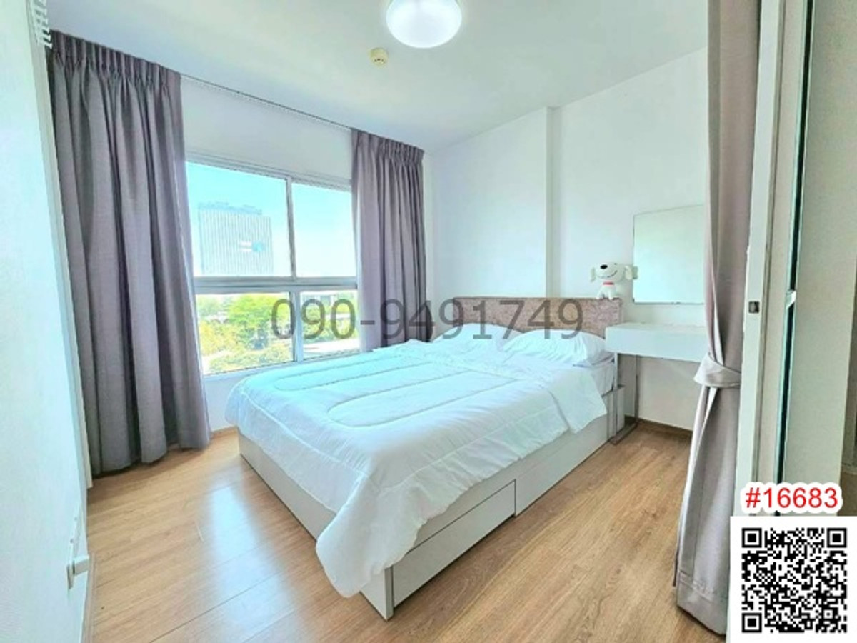 For RentCondoRamkhamhaeng, Hua Mak : For rent, D Condo Ramkhamhaeng 9, Building D, 7th floor, near The Mall Ramkhamhaeng.