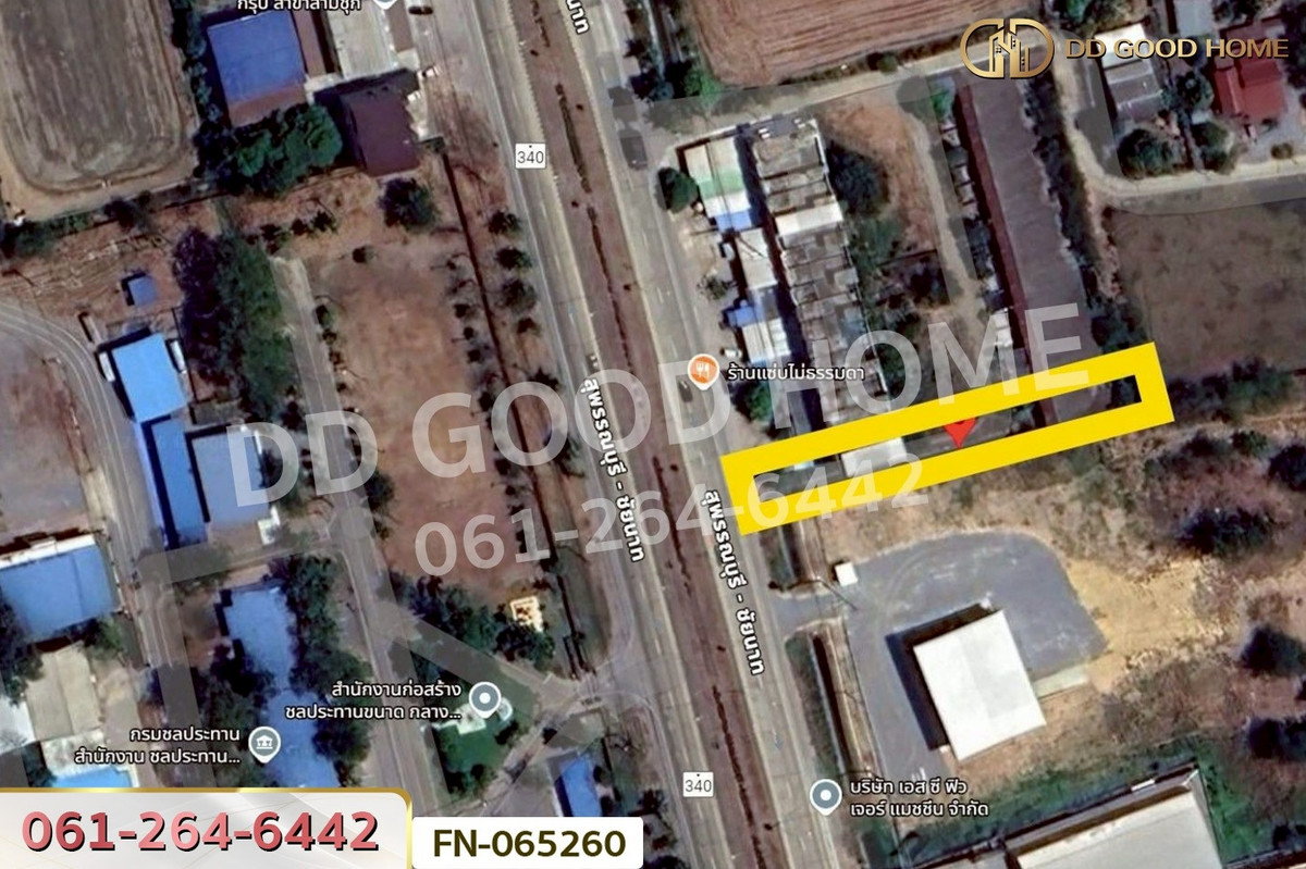ขายที่ดินสุพรรณบุรี : FN-065260 ที่ดินสามชุก 103.8 ตร.ว. สุพรรณบุรี ใกล้ตลาดสามชุก