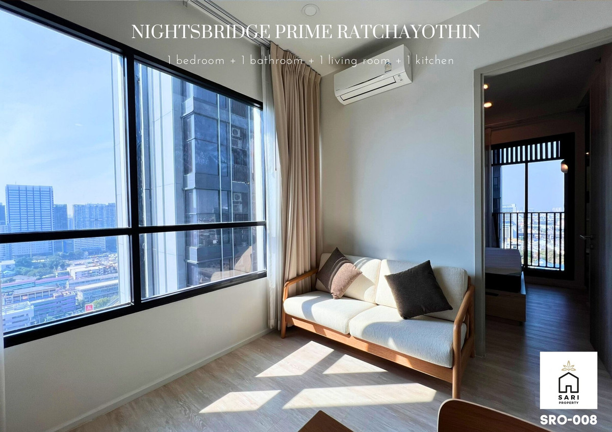 For SaleCondoKasetsart, Ratchayothin : For Sale 🔥 KnightsBridge Prime Ratchayothin 🔥 Next to BTS Phahonyothin 24 walk only 1 min Fully furnished Line @sariproperty 082-558-9459