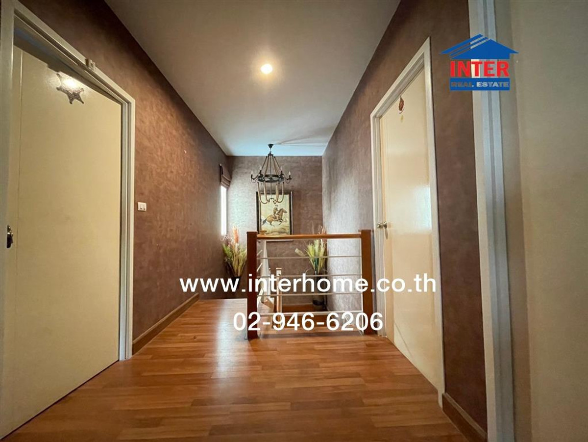 For SaleHousePattaya, Bangsaen, Chonburi : 2-story detached house, 43.8 sq m, Pruksa Nara Village. Nong Mon-Chonburi Soi 11, near Eastern Seaboard Nursing School, Sukhumvit Road, Saensuk Road, Mueang Chonburi, Chonburi