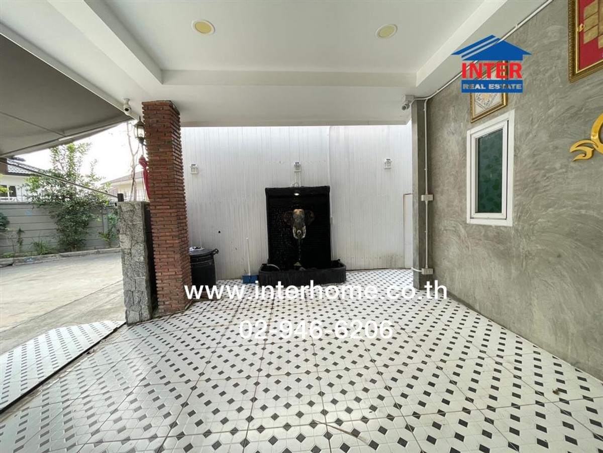 For SaleHousePattaya, Bangsaen, Chonburi : 2-story detached house, 43.8 sq m, Pruksa Nara Village. Nong Mon-Chonburi Soi 11, near Eastern Seaboard Nursing School, Sukhumvit Road, Saensuk Road, Mueang Chonburi, Chonburi