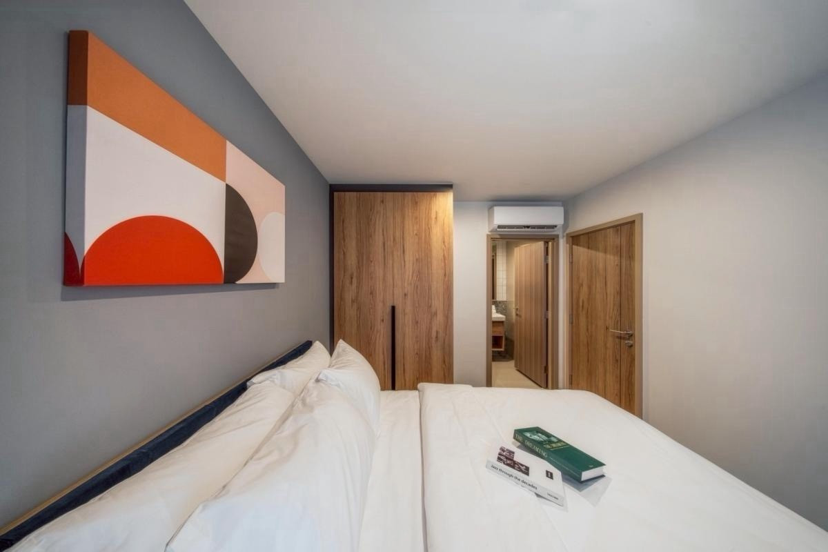 For SaleCondoLadprao, Central Ladprao : 💥Rare Unit for sale, garden view room, 8 rai, special price, The Line Vibe (2 bedrooms, 2 bathrooms, 56 sq m.) only 6.59 MB 📲 095-9299924 (K.Benz)