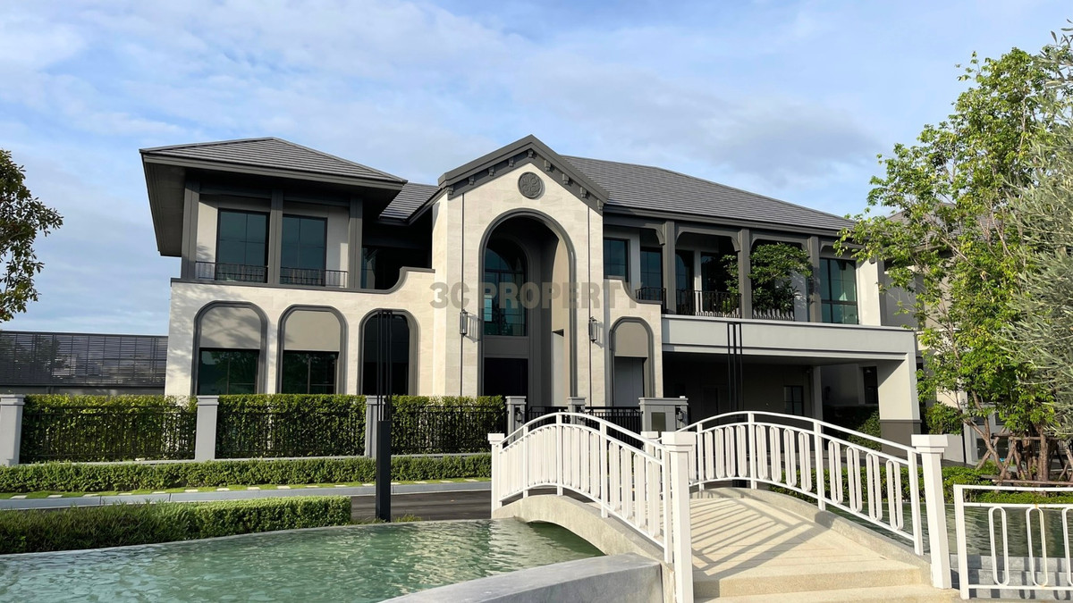 For SaleHouseSamut Prakan,Samrong : Special deal: Garden front plot 🔥Only 39,900,000 baht🔥 Grand Bangkok Boulevard Bangna-Km.15 (largest house model) Sales representative 088-8602666 Kee