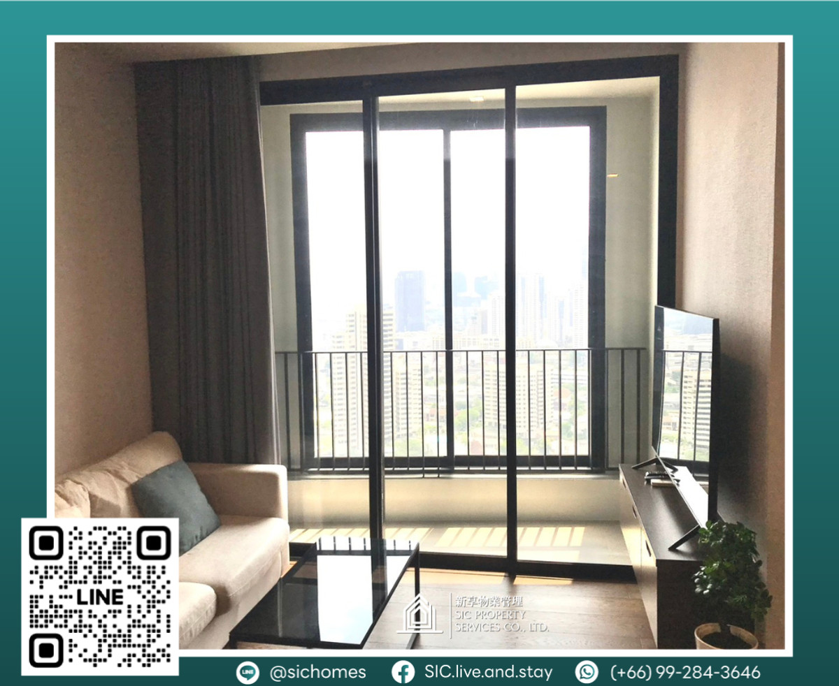 ให้เช่าคอนโดสุขุมวิท อโศก ทองหล่อ : ให้เช่า ✨Ideo Q Sukhumvit 36 ✨1 ห้องนอน ขนาด 46 ตรม  หน้าต่างใหญ่ วิวสวย เฟอร์ครบพร้อมเข้าอยู่ 🥰ใกล้ BTS ทองหล่อ 🚅