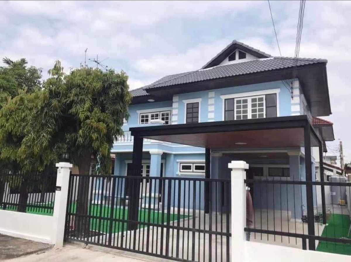 For RentHouseNonthaburi, Bang Yai, Bangbuathong : For rent‼️Baan Maneeya Rattanathibet 64 wa, 3 bedrooms, 2 bathrooms 📌with electrical appliances📌