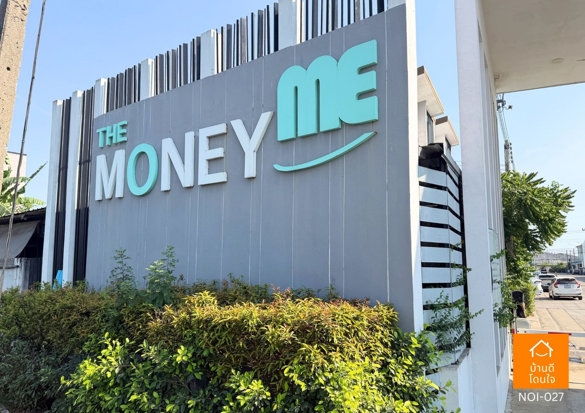 For SaleTownhomeMahachai Samut Sakhon : Selling cheapest! The Money Me Panthawong townhome, 2 floors, 20.3 sq m., 3 bedrooms, 2 bathrooms, next to the main road, beginning of the project, can be traded.