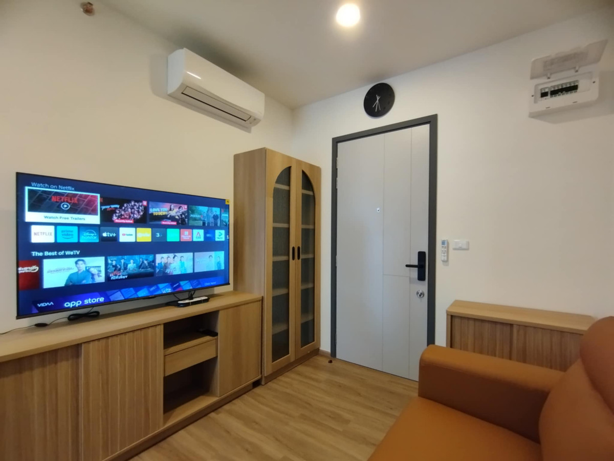 คอนโดรัชดา ห้วยขวาง : ให้เช่า/ขาย The Stage Mindscape Ratchada-Huaikwang 1 ห้องนอน ขนาด 34.64 ตรม. ชั้น 7 วิวโล่ง ครัวปิดติดระเบียง ห้องมุม เฟอร์นิเจอร์และเครื่องใช้ไฟฟ้าครบ เพียง 350 เมตร จาก MRT ห้วยขวาง