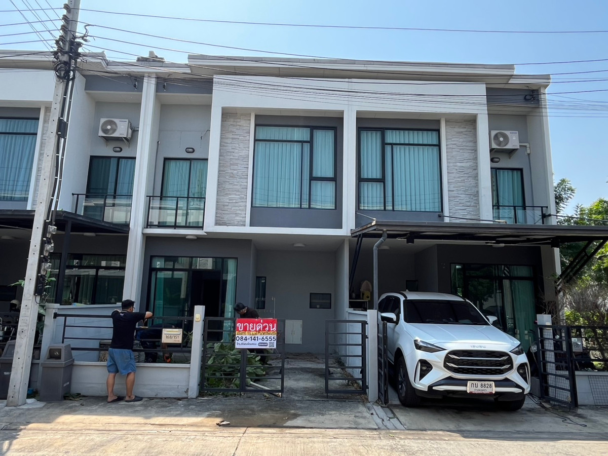 For SaleTownhomeNawamin, Ramindra : 2-story townhouse, Pleno Paholyothin - Watcharapol 2 project, Pleno Paholyothin - Watcharapol 2, Permsin Road, Khlong Thanon Subdistrict, Sai Mai District, Bangkok (price 2,800,000 baht)