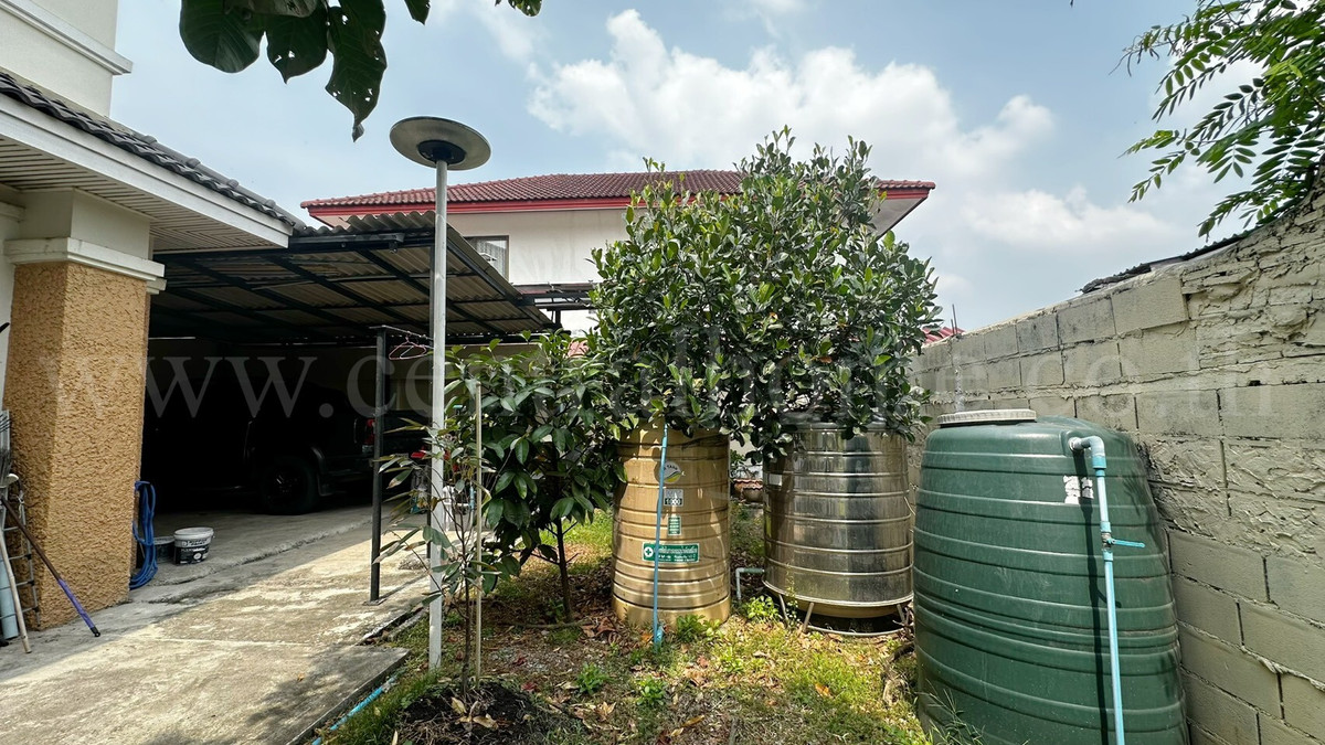 For SaleHousePathum Thani,Rangsit, Thammasat : Single house 300 sq m, Thamsuthee, Pathum Thani, installed solar cells, saves electricity, ready to move in.