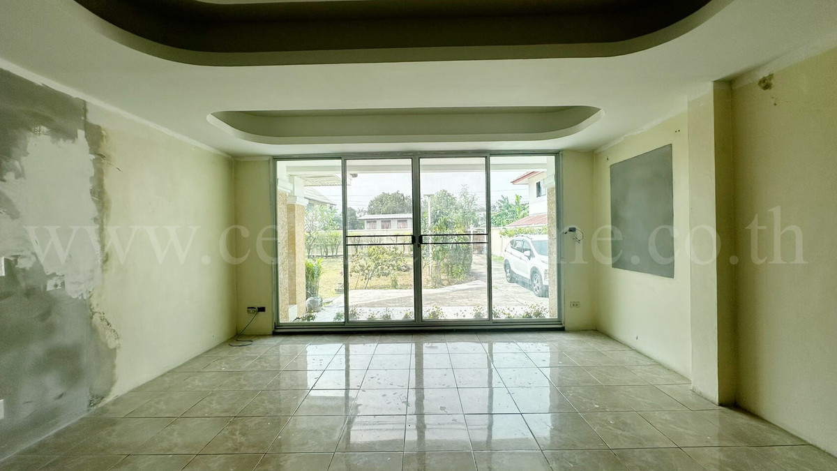 For SaleHousePathum Thani,Rangsit, Thammasat : Single house 300 sq m, Thamsuthee, Pathum Thani, installed solar cells, saves electricity, ready to move in.