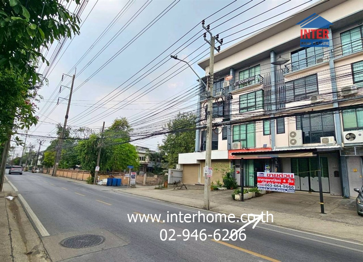 ขายอาคารพาณิชย์นวมินทร์ รามอินทรา : อาคารพาณิชย์ 4 ชั้น 26.6 ตร.ว. หมู่บ้านเดอะรักษ์ รามอินทรา 65 ใกล้ตลาดถนมมิตร ซอยรามอินทรา65 ถนนรามอินทรา ถนนซอยรามอินทรา65 เขตบางเขน กรุงเทพมหานคร