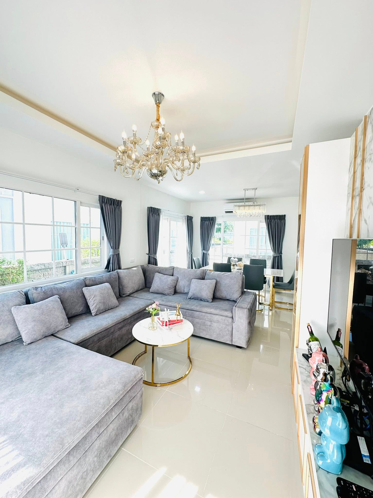 For RentHouseSamut Prakan,Samrong : [For rent] 2-story twin house near Suvarnabhumi Airport |✨Golden Neo Sukhumvit-Lasalle | Near the expressway and Central Bangna.