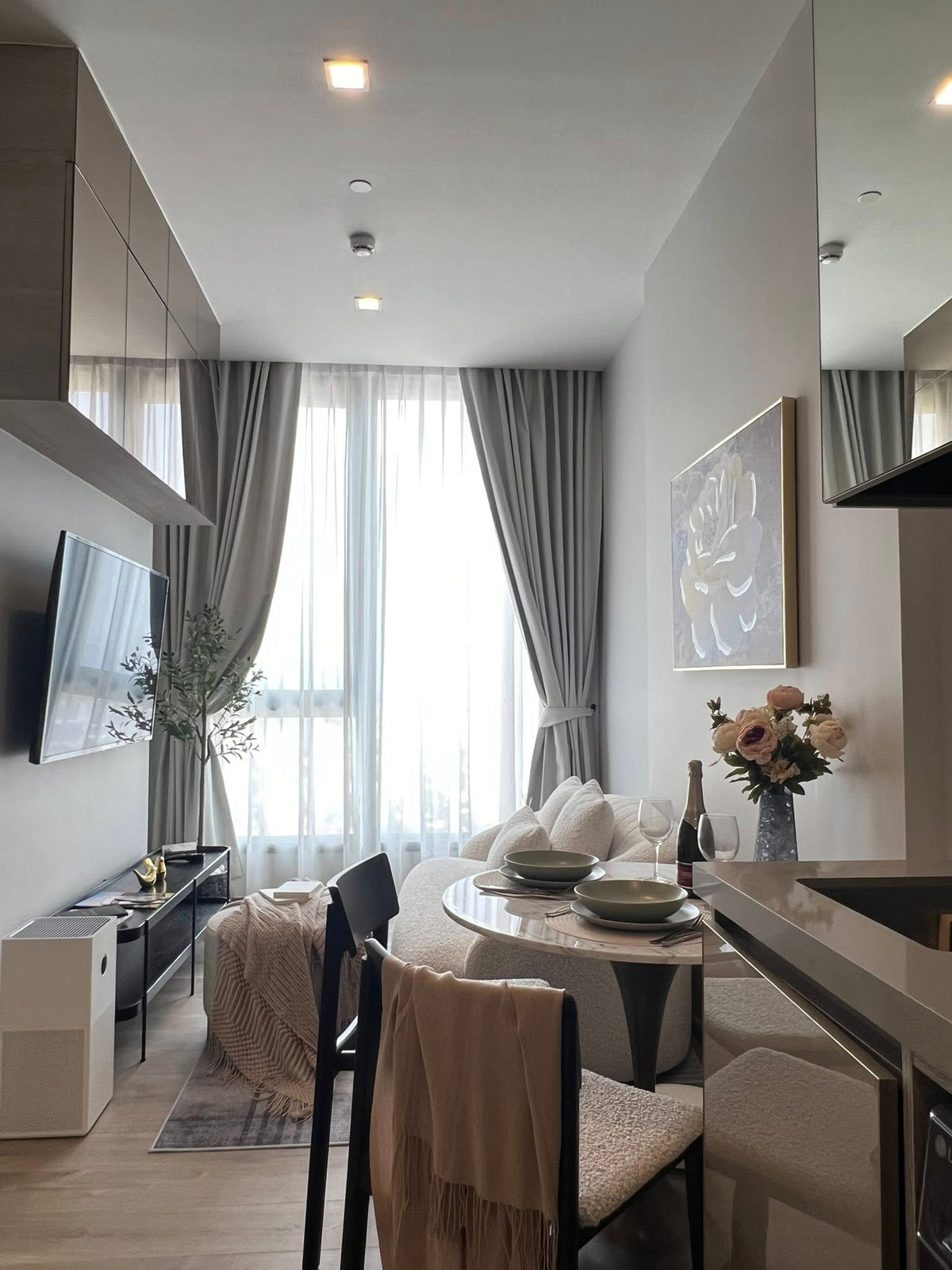 For RentCondoLadprao, Central Ladprao : The Crest Park Residences for rent 35 sqm 1 bed 1 bath 30,000 per month