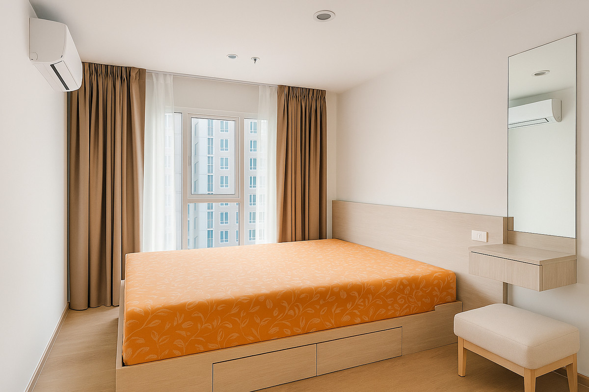 For RentCondoBangna, Bearing, Lasalle : Condo for rent, Regent Home Bangna (28 sq m.), fully furnished, near BTS Bangna.