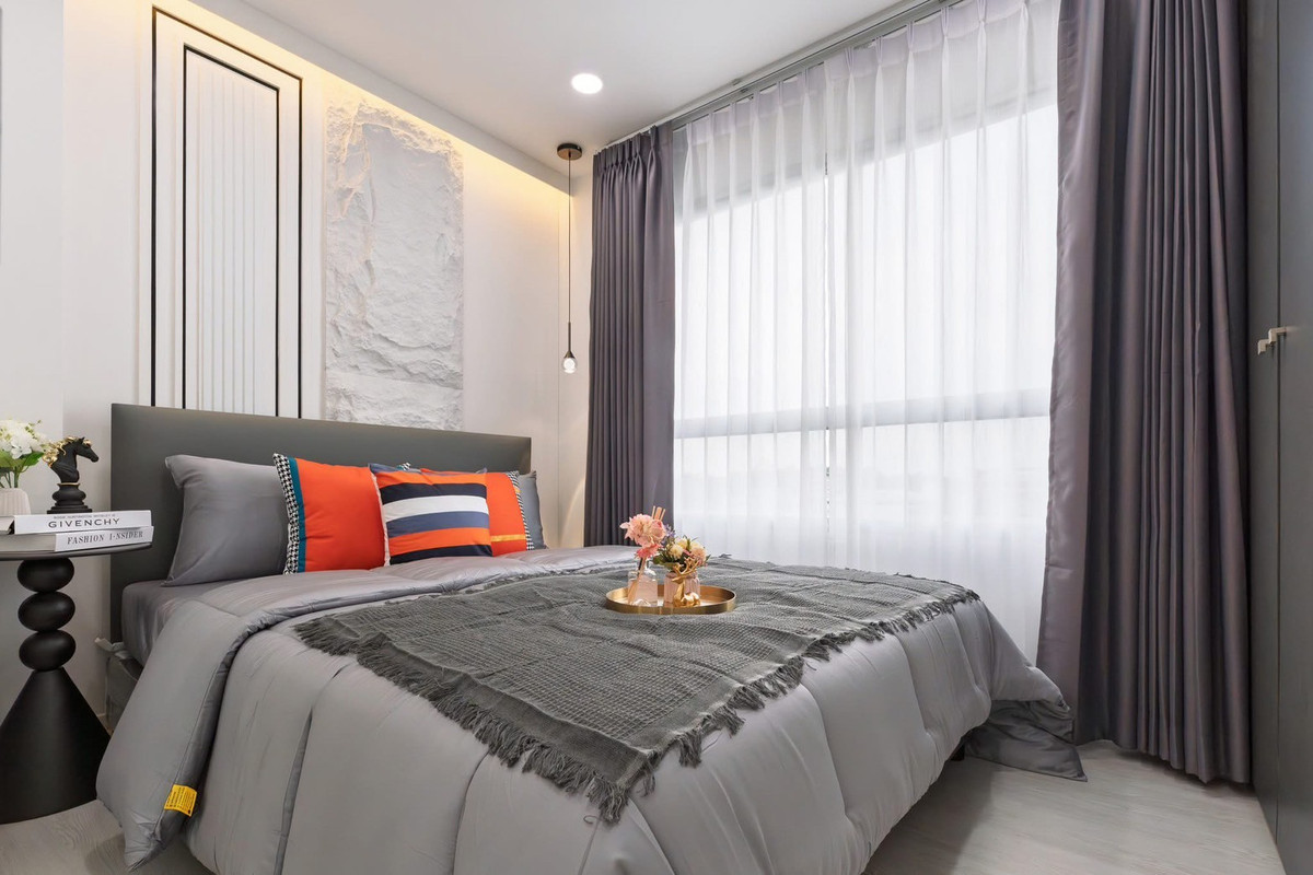 For SaleCondoNawamin, Ramindra : 1 bedroom, Nawamin zone, 5 minutes 🛍️The Mall Bangkapi and 🚝 MRT Bangkapi, convenient travel.